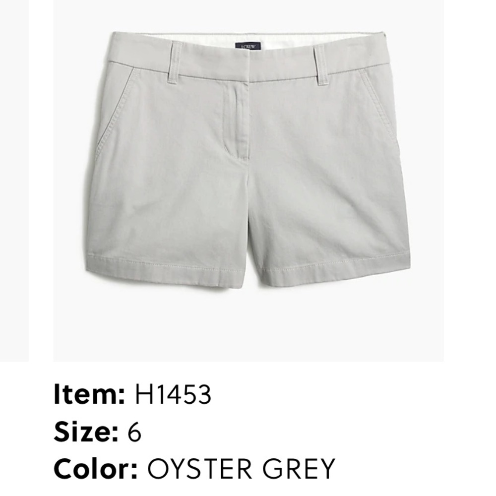 NWT oyster grey shorts